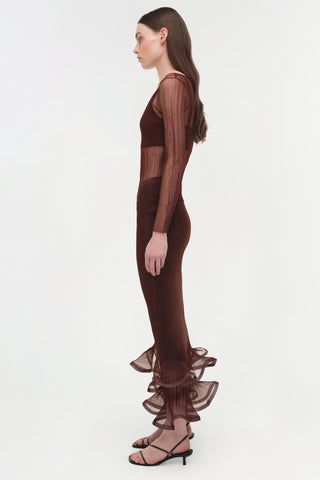 Kelso Sheer Plisse Skirt