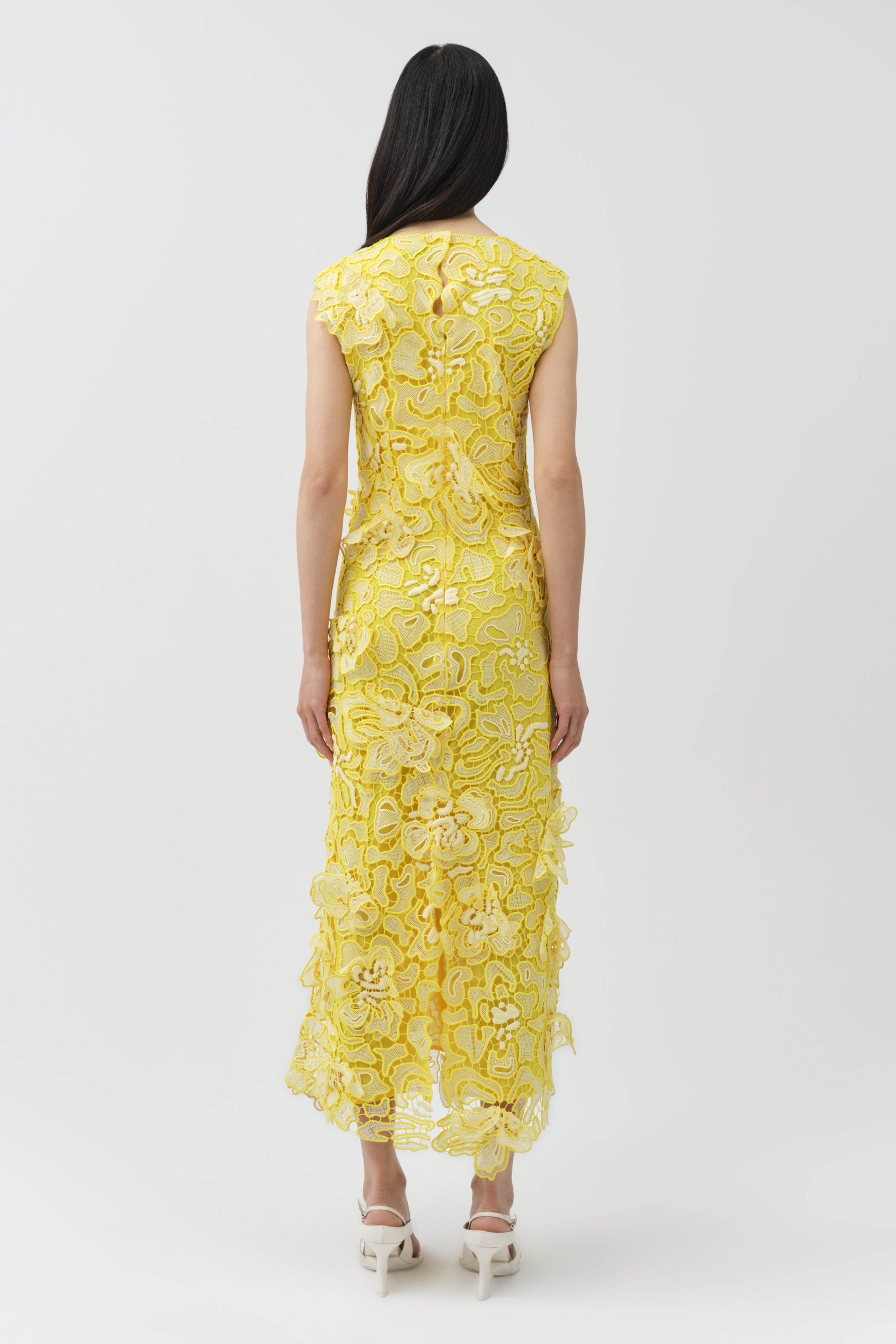 Dahlia Lace Midi Dress SIMKHAI Dahlia Lace Midi Dress SIMKHAI