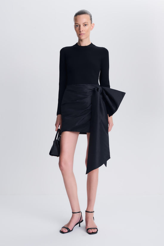 Tedda Taffeta Knit Mini Dress