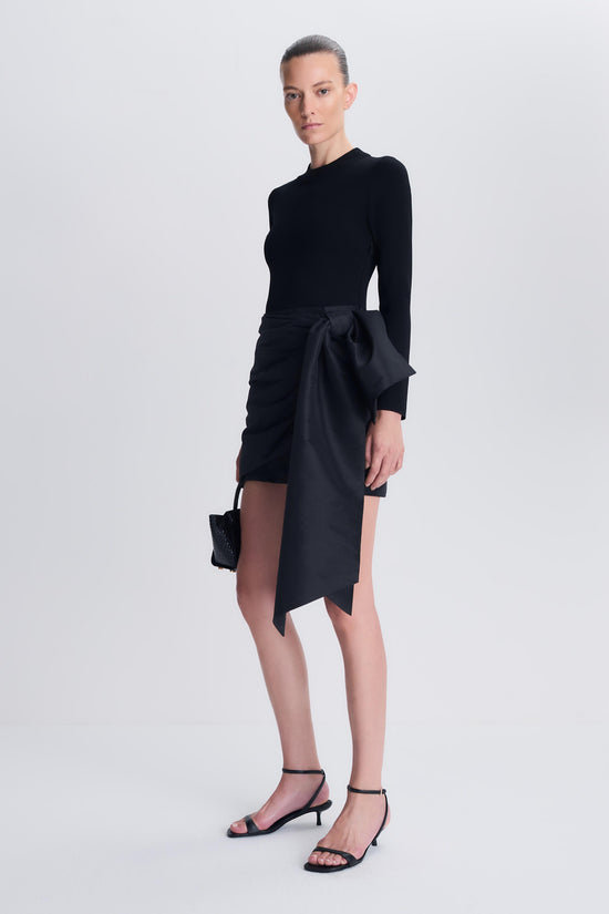 Tedda Taffeta Knit Mini Dress
