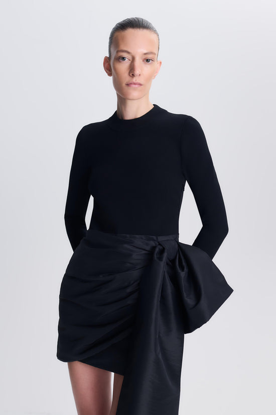 Tedda Taffeta Knit Mini Dress