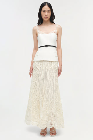 Mckinnon Guipure Midi Dress