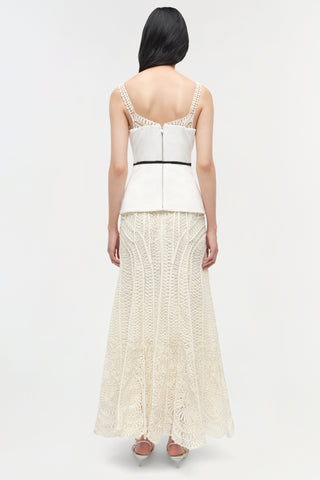 Mckinnon Guipure Midi Dress