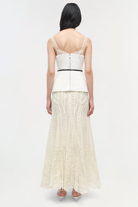 Mckinnon Guipure Midi Dress