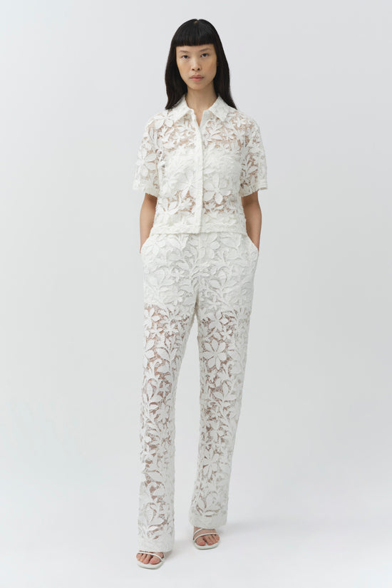 Braylen Cotton Lace Pant
