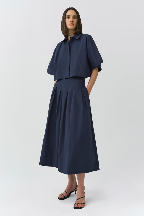 Elora Cotton Midi Skirt