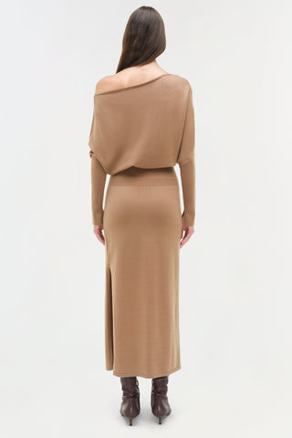 Janese Off Shoulder Midi Dress