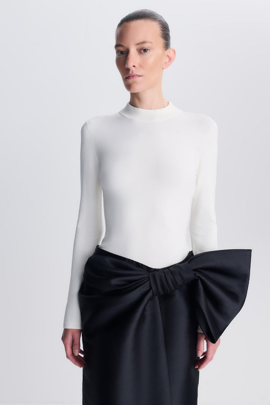 Coralyne Knit Combo Gown