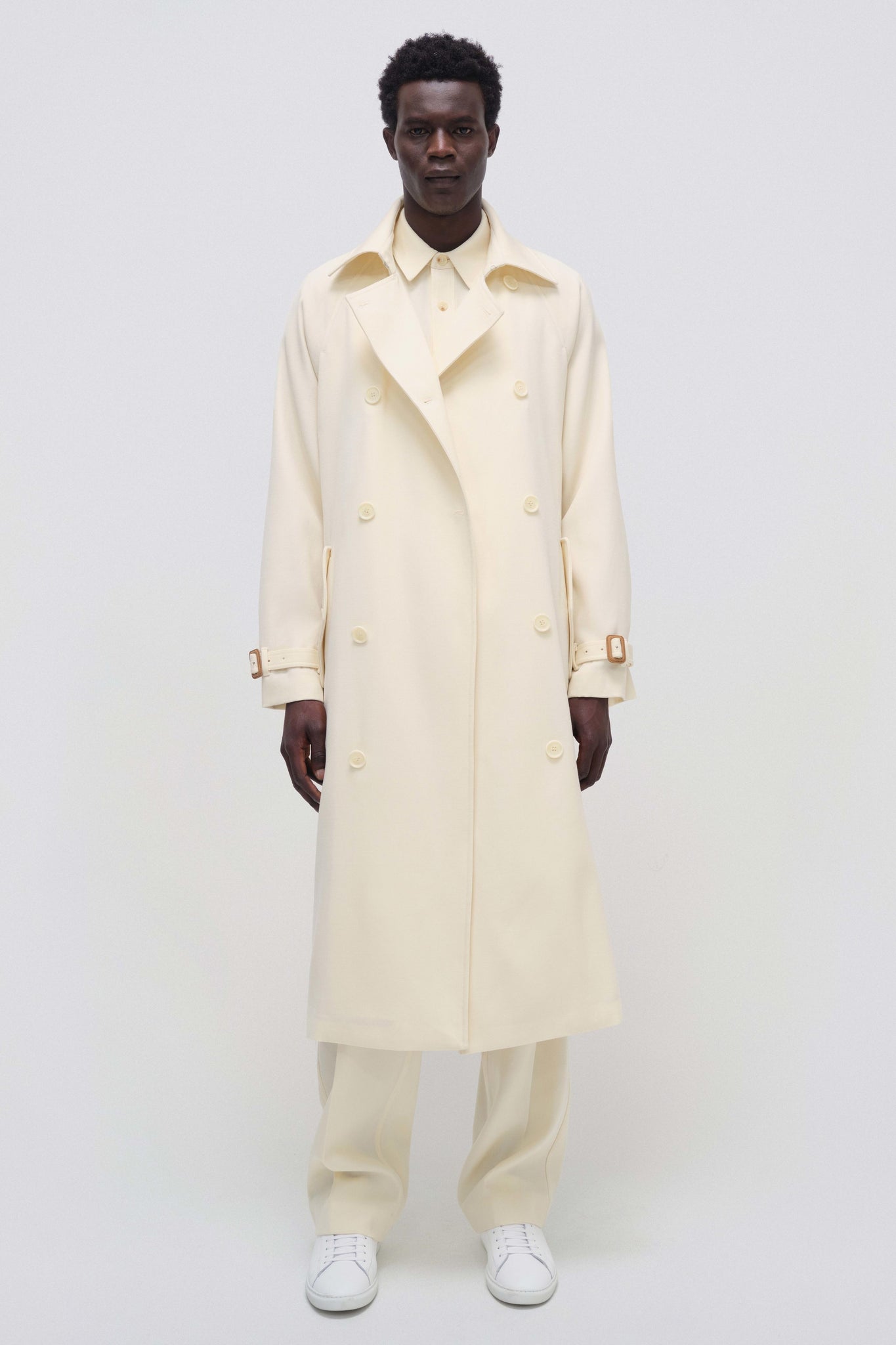 Beige Clive Belted Trench - SIMKHAI