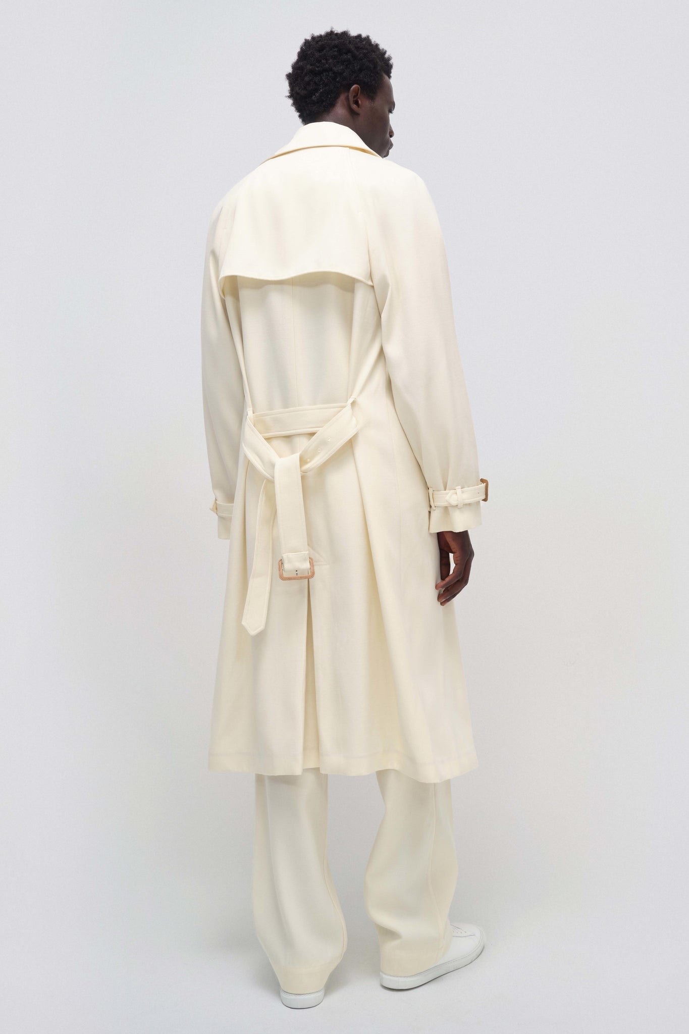 Beige Clive Belted Trench - SIMKHAI
