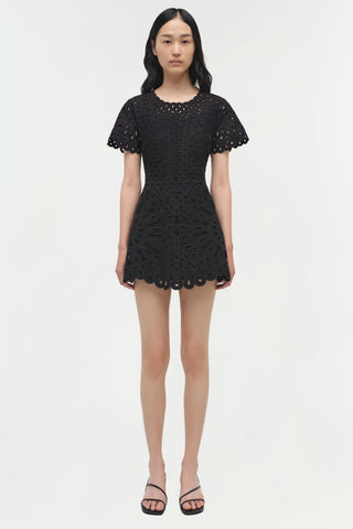 Emrys Embroidered Mini Dress