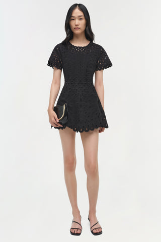 Emrys Embroidered Mini Dress