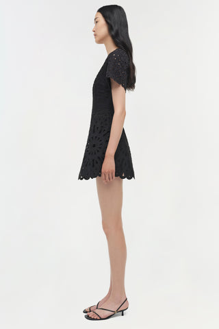 Emrys Embroidered Mini Dress