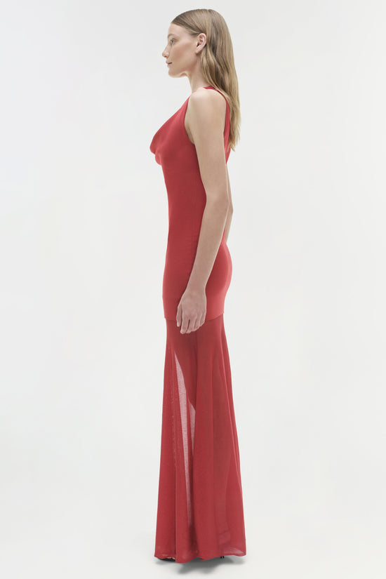 Xena Knit Combo Maxi Dress