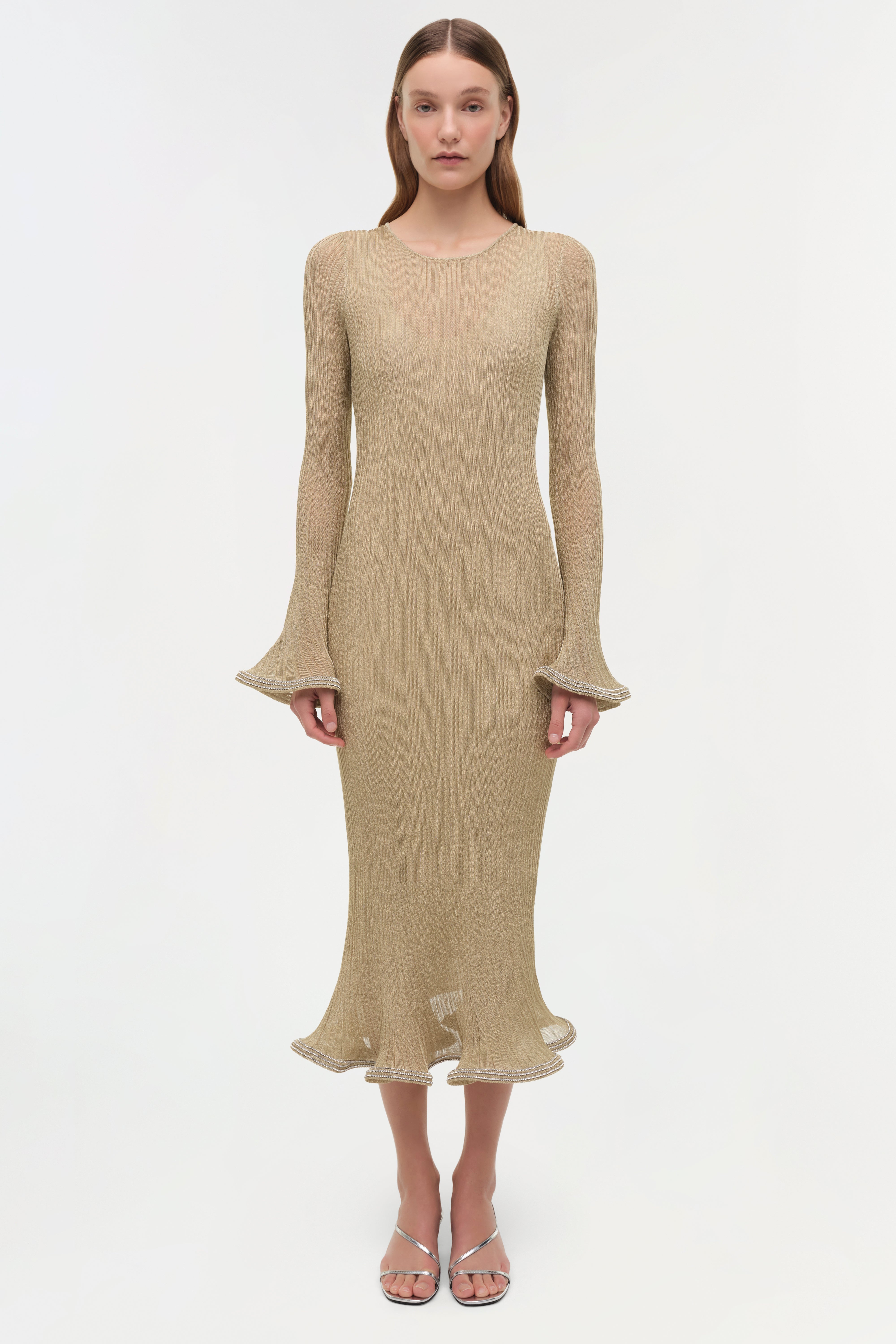 plisse metallic dress Buy Sosandar Gold Metallic Plisse Fit & Flare Maxi Dress from Next USA