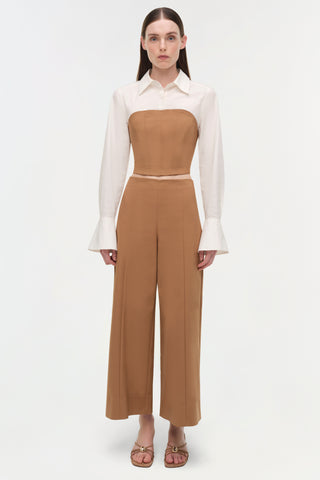 Lidey Cotton Combo Top