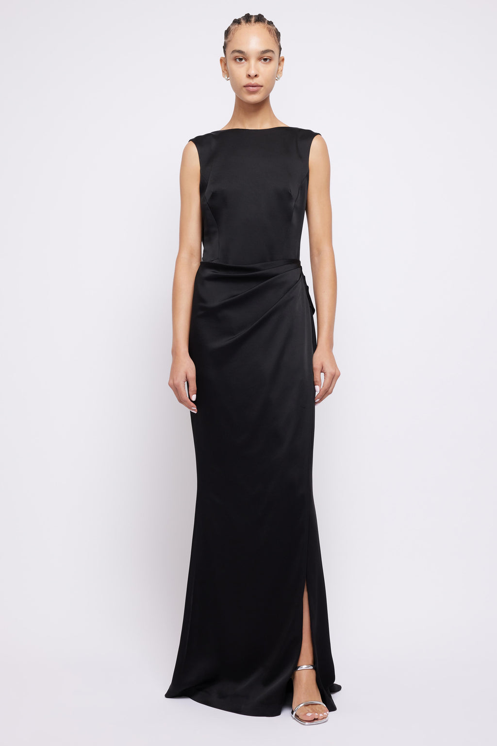 Tommy Open Back Gown - Black | SIMKHAI