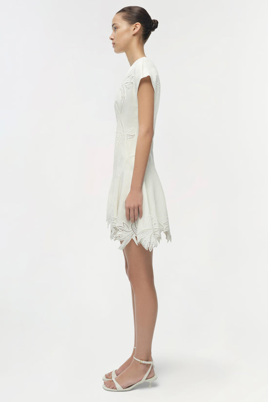 Raquel Embroidered Mini Dress