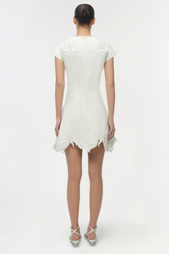 Raquel Embroidered Mini Dress