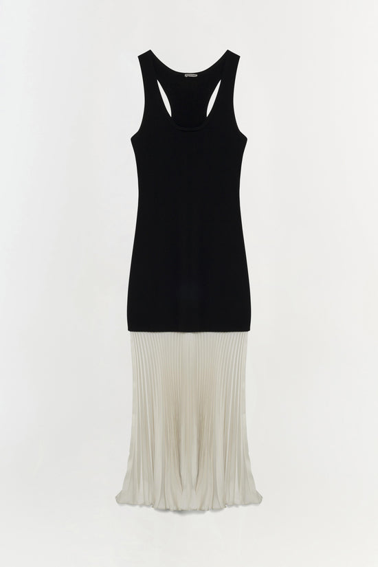 Zaden Knit Combo Midi Dress