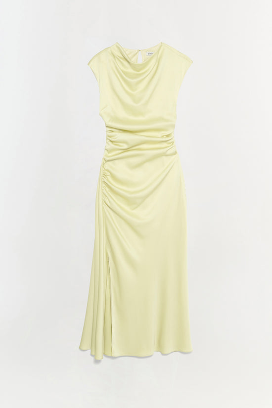 Burke Satin Midi Dress