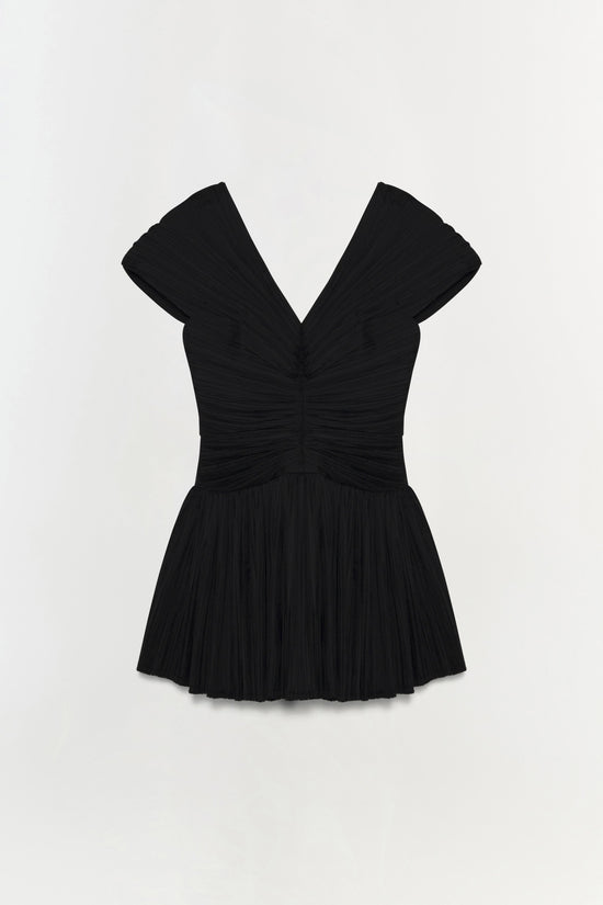Avarie Plisse Mini Dress