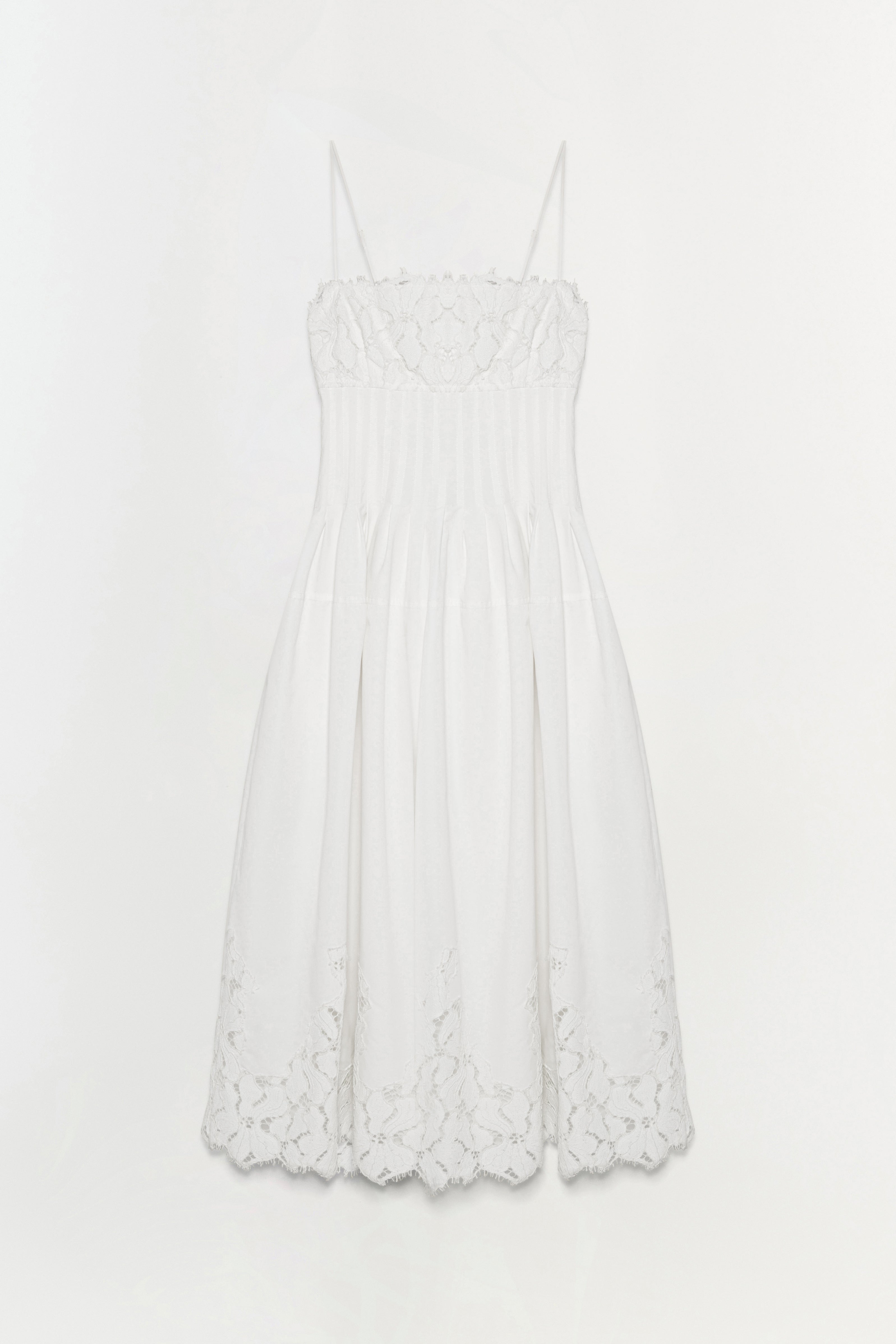 Lilianna Cotton Lace Midi Dress SIMKHAI Lilianna Cotton Lace Midi Dress SIMKHAI
