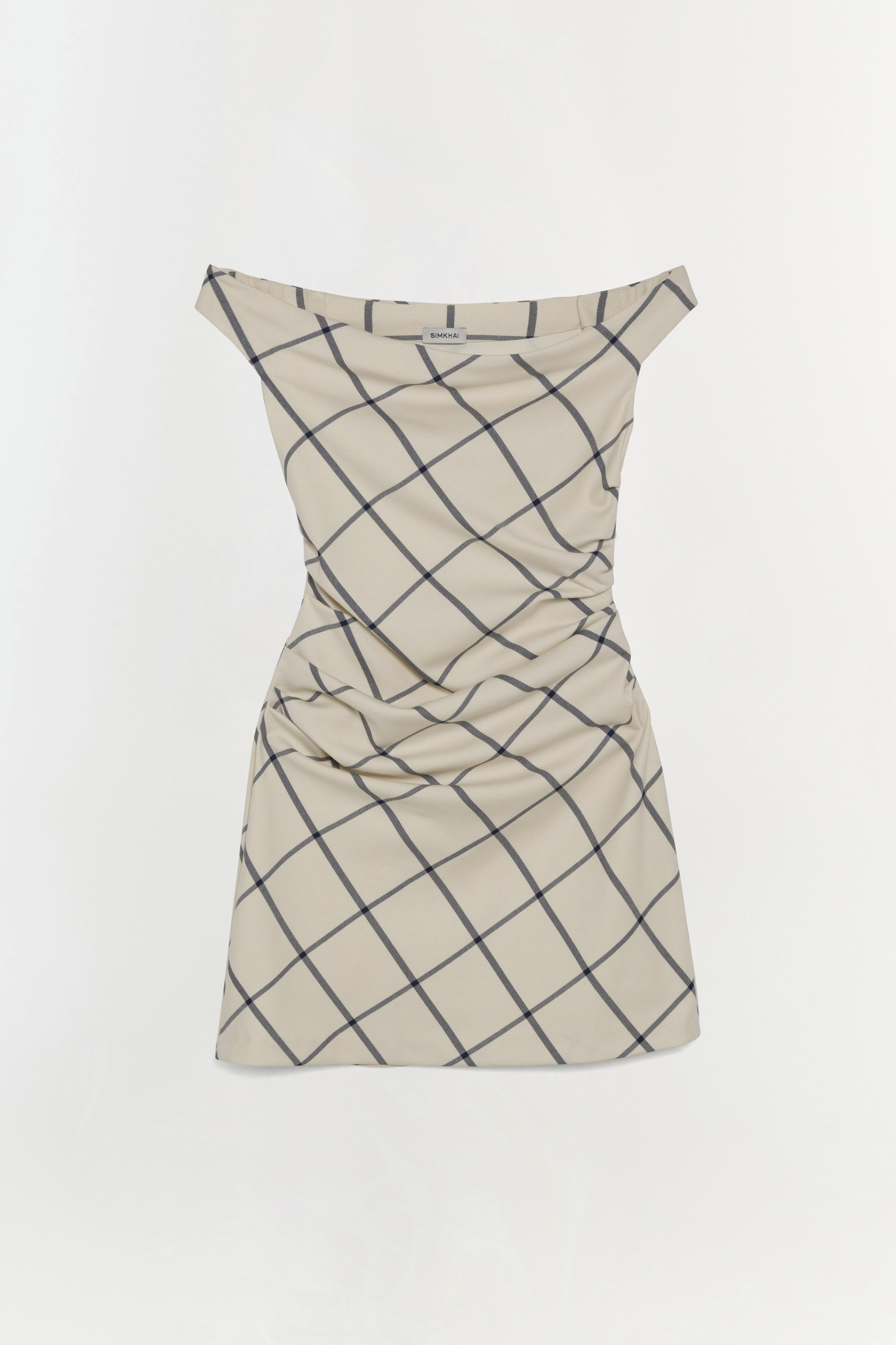 wells mini dress Blue Toile Mini Wells Dress