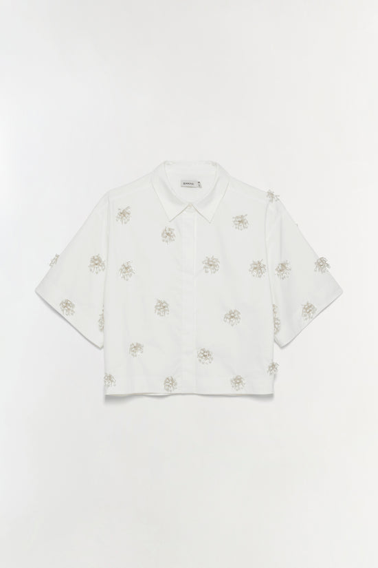 Cosmo Embellished Camp Shirt
