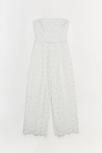Rebecca Lace Strapless Jumpsuit – SIMKHAI
