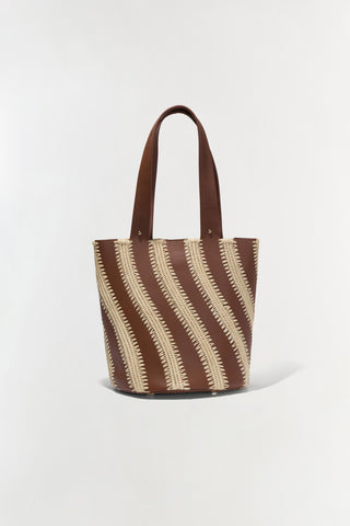 Talia Contrast Bucket Bag