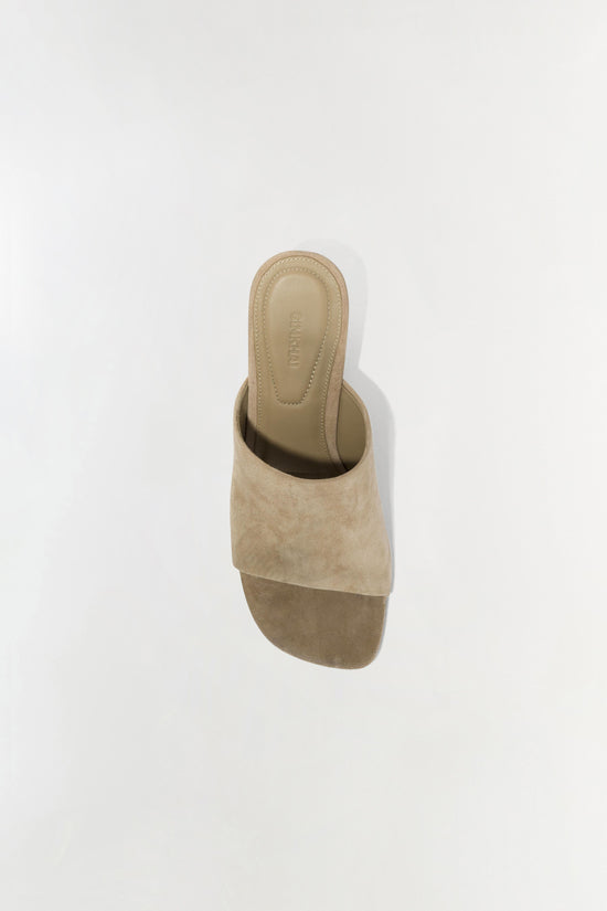 Shadow Mule Suede Sandal