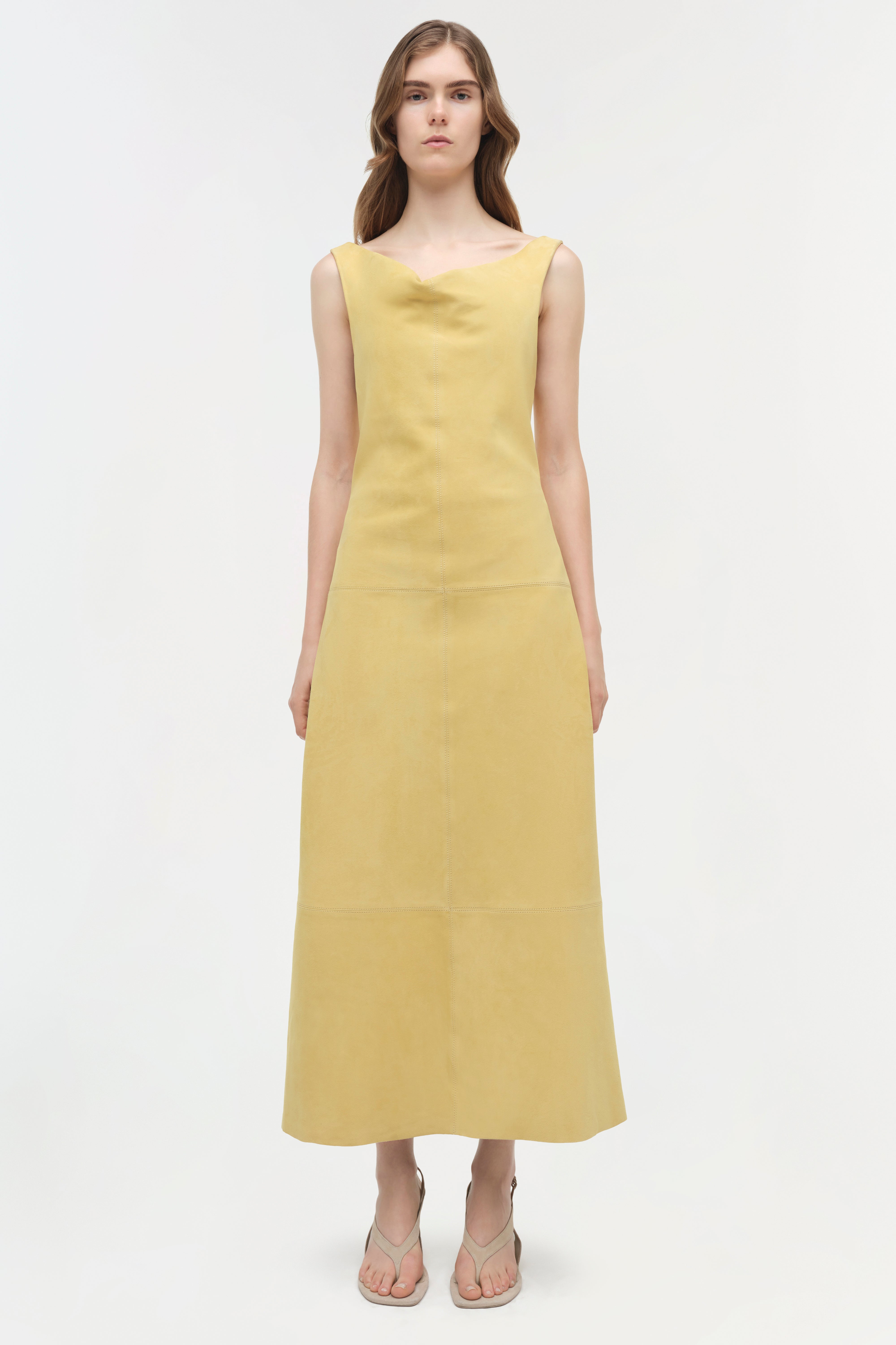 suede halter dress Faux Suede Halter Neck Zip-Front Mini Dress