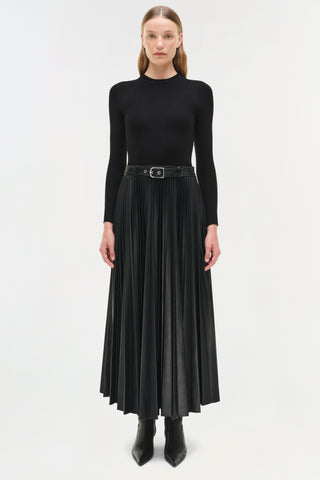 Abilene Knit Combo Midi Dress