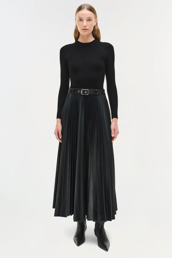 Abilene Knit Combo Midi Dress