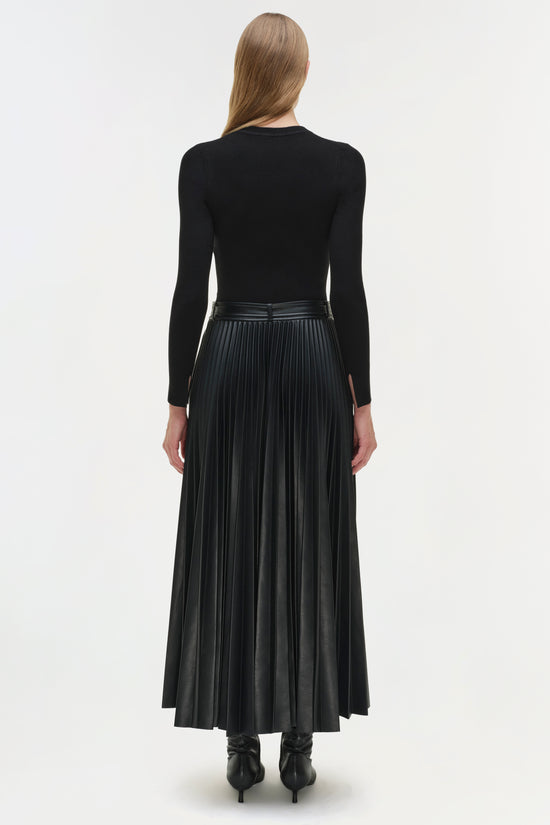 Abilene Knit Combo Midi Dress