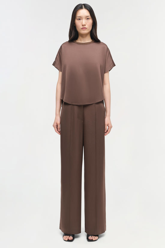 Kyra Satin Wide Leg Pant