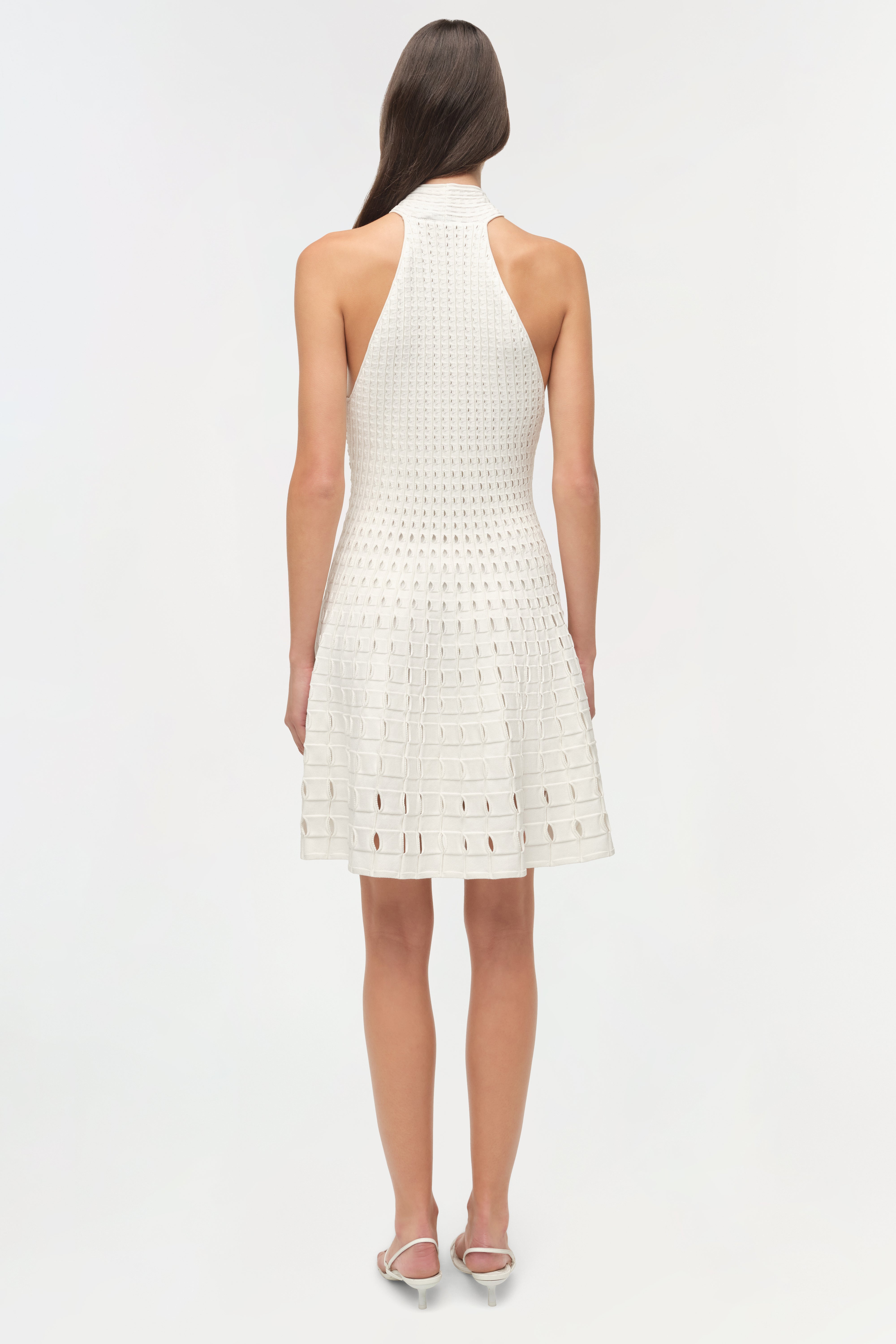 Jenna Eyelet Knit Mini Dress SIMKHAI Jenna Eyelet Knit Mini Dress SIMKHAI
