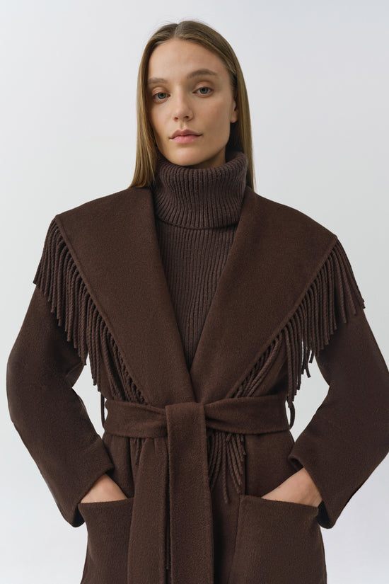Carrie Fringe Coat