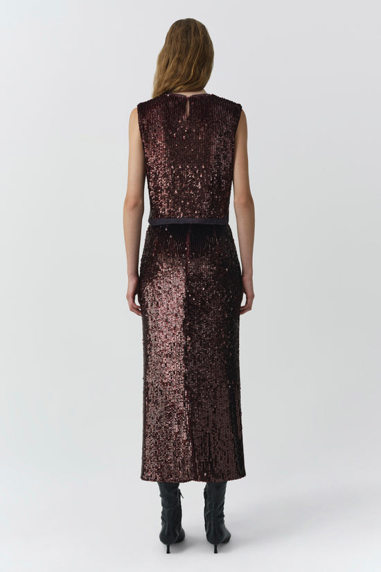 Nikki Embellished Midi Skirt