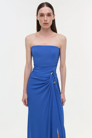 Emma Draped Jersey Bustier Gown