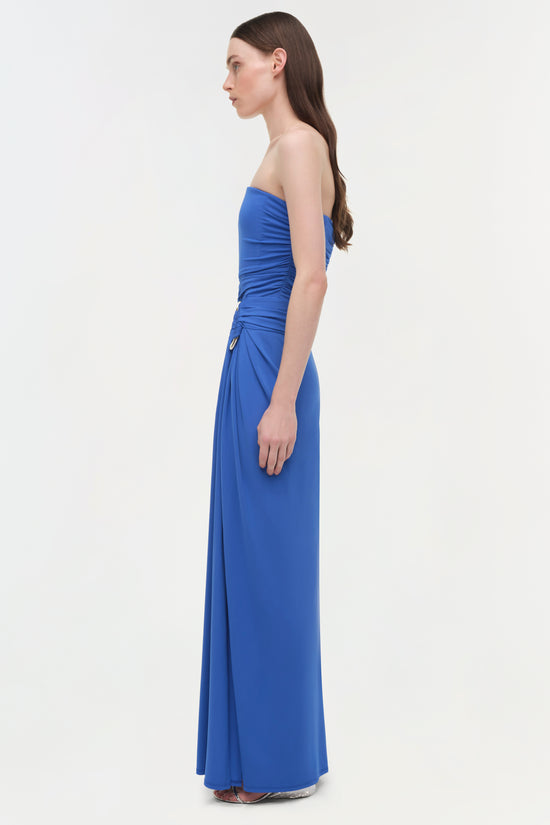 Emma Draped Jersey Bustier Gown