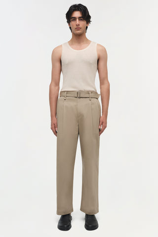 Kent Twill Pleated Pants
