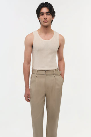Kent Twill Pleated Pants