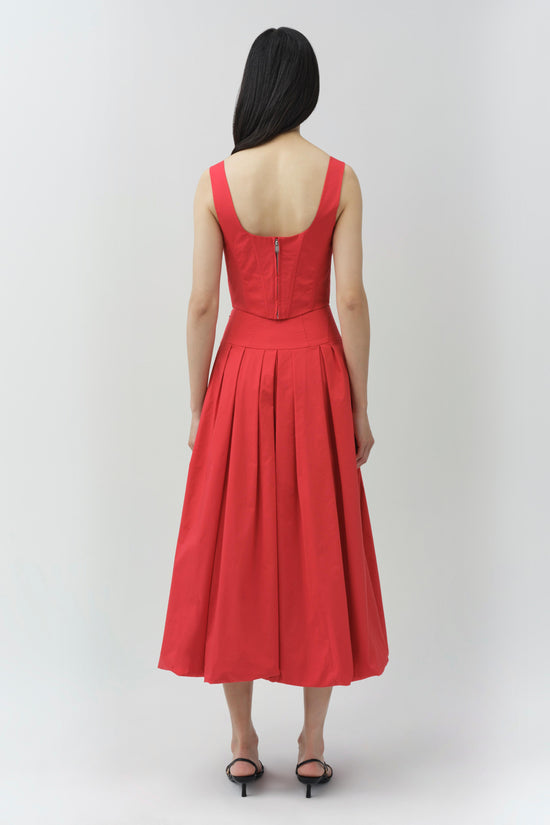 Winsor Cotton Midi Skirt
