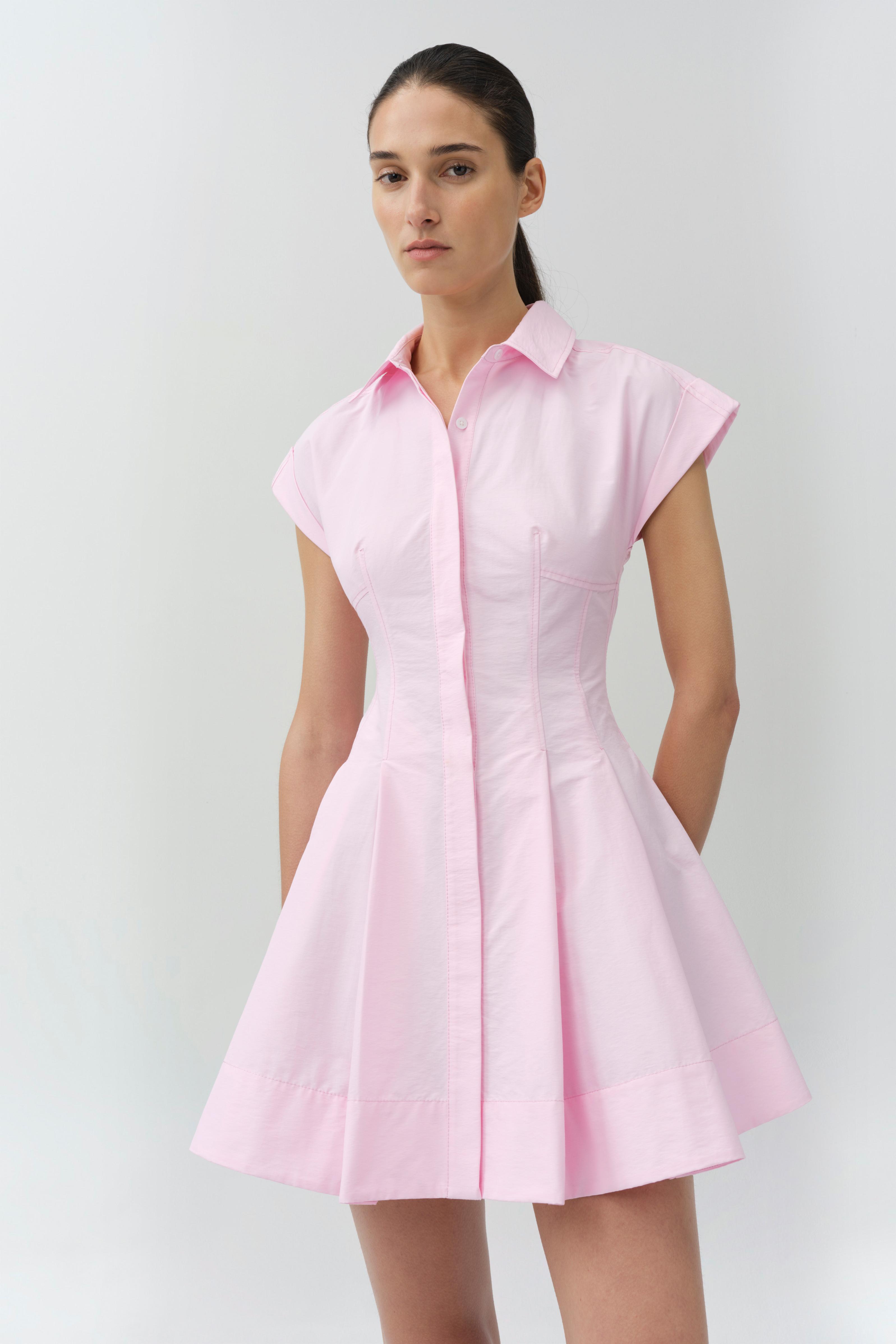Clemmie Cotton Mini Dress – SIMKHAI Clemmie Cotton Mini Dress – SIMKHAI