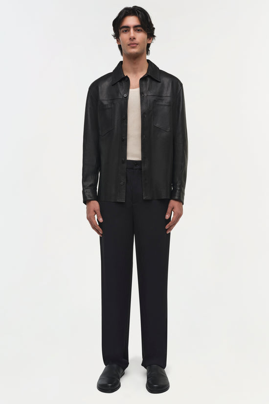 Gibson Leather Shirt Jacket