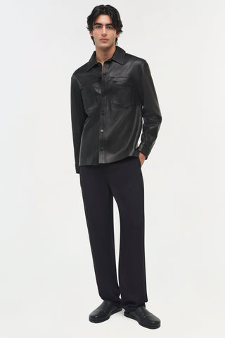 Gibson Leather Shirt Jacket