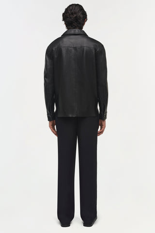 Gibson Leather Shirt Jacket