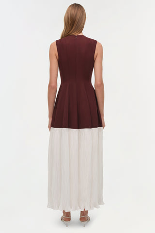 Raleigh Pleated Midi Dress